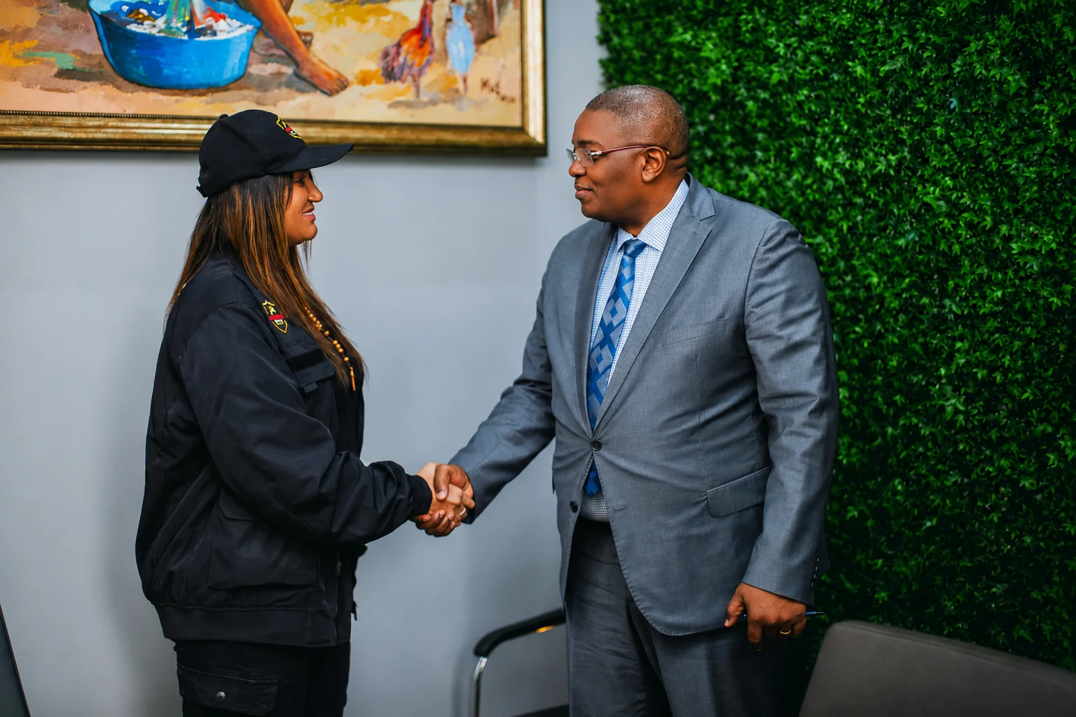 Institutional exchange around the professionalisation of guarding in DRC