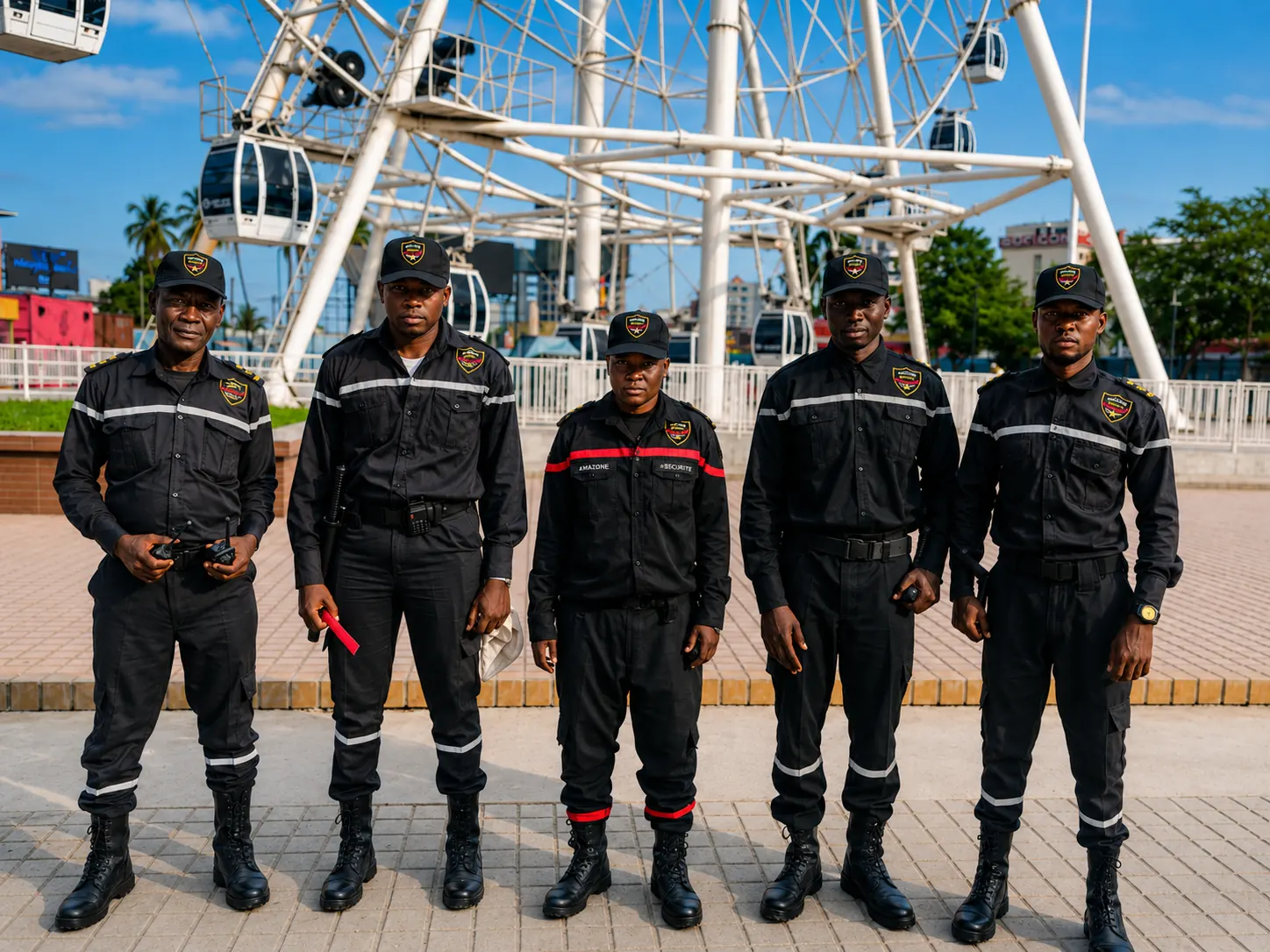 AMAZONE team mobilised on a site open to the public