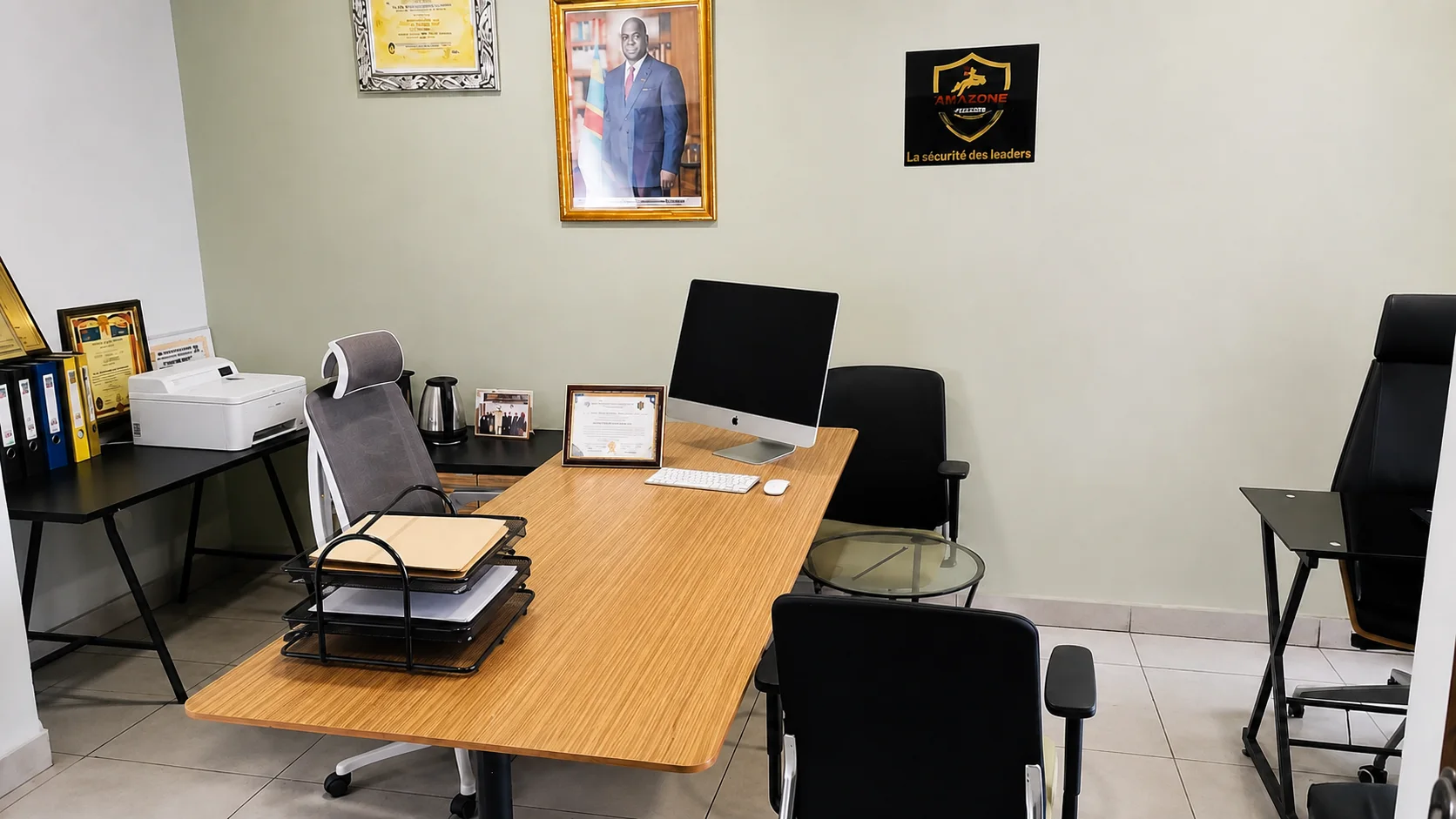 AMAZONE Management Office organised and ready for professional exchanges